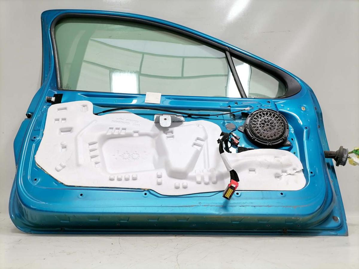 Peugeot 207 original Tür vorn links KMU Blaumetallic 3-Türer Rohbau Bj.2008